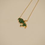 Collier Martinique vert emeraude