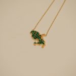 Collier Martinique vert emeraude