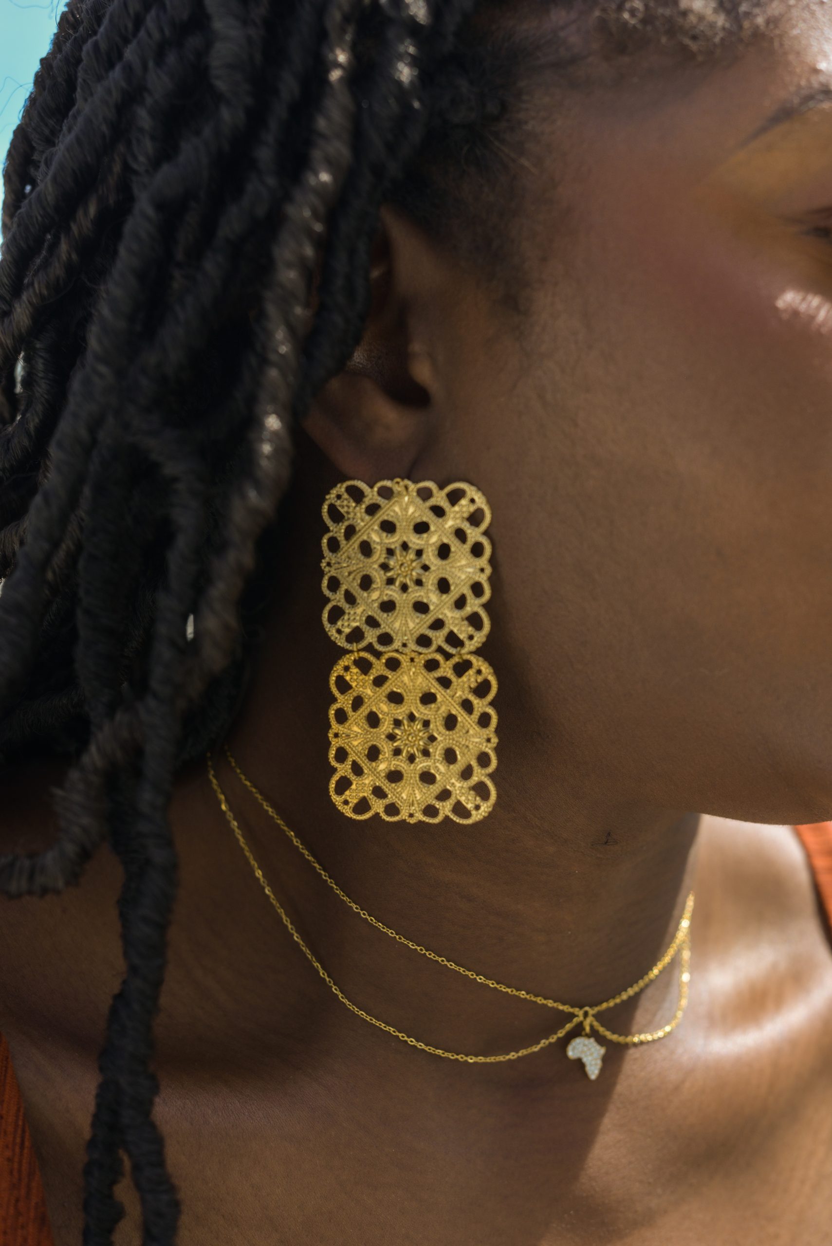 Boucles d’oreilles Ibrahim maxi